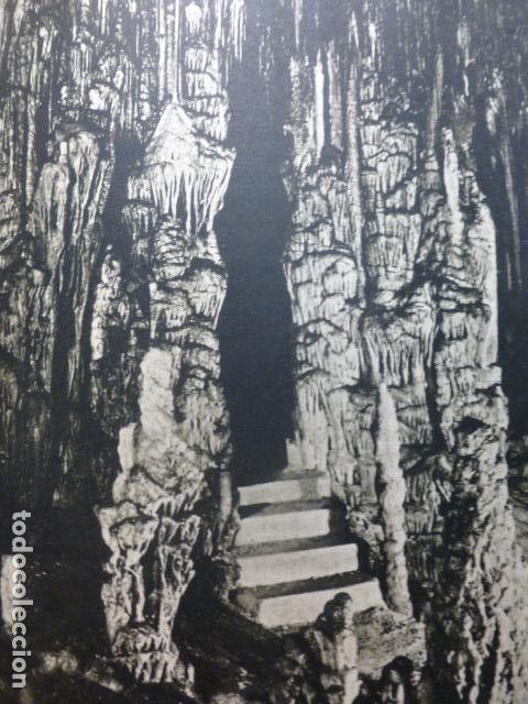 Documentos antiguos: CUEVAS DEL DRACH MALLORCA ANTIGUO HUECOGRABADO