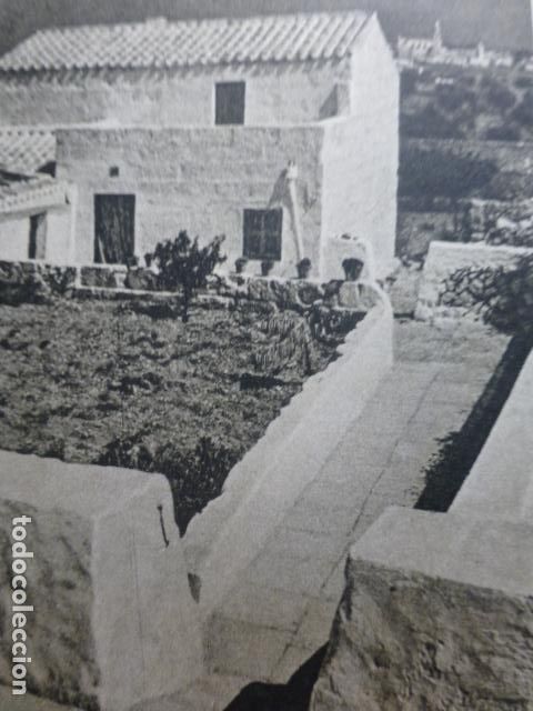 Alte Dokumente: MENORCA CASA MENORQUINA ANTIGUO HUECOGRABADO