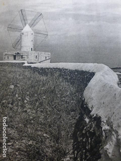 Documentos antigos: MENORCA MOLINO ANTIGUO HUECOGRABADO