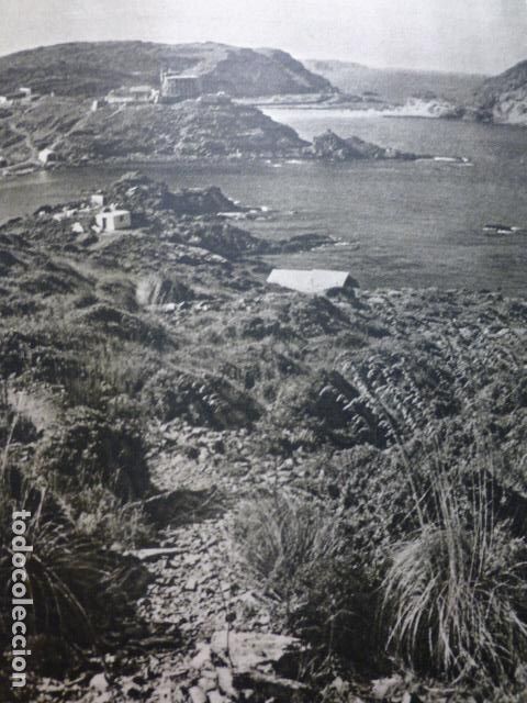 Alte Dokumente: CALA MESQUIDA MENORCA ANTIGUO HUECOGRABADO