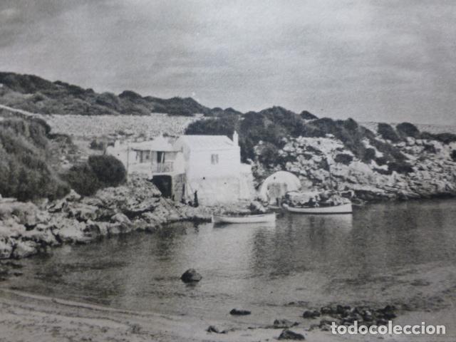 Documentos antiguos: CALA BINISEFU&Agrave; MENORCA ANTIGUO HUECOGRABADO