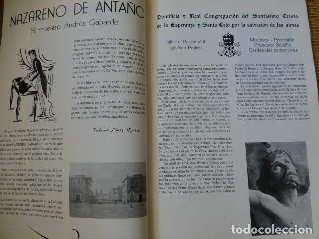 Documentos antiguos: MURCIA SEMANA SANTA Y FIESTAS DE PRIMAVERA 1954 PROGRAMA LIBRO - Foto 6