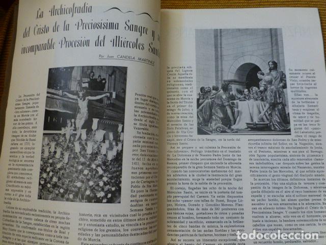 Documentos antiguos: MURCIA SEMANA SANTA Y FIESTAS DE PRIMAVERA 1954 PROGRAMA LIBRO - Foto 7