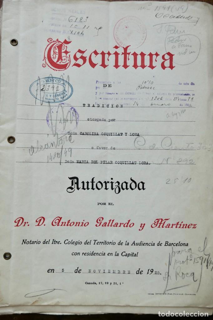 Documentos antiguos: VARIOS TESTAMENTOS Y DOCUMENTOS VARIOS. SIGLO XX - Foto 5