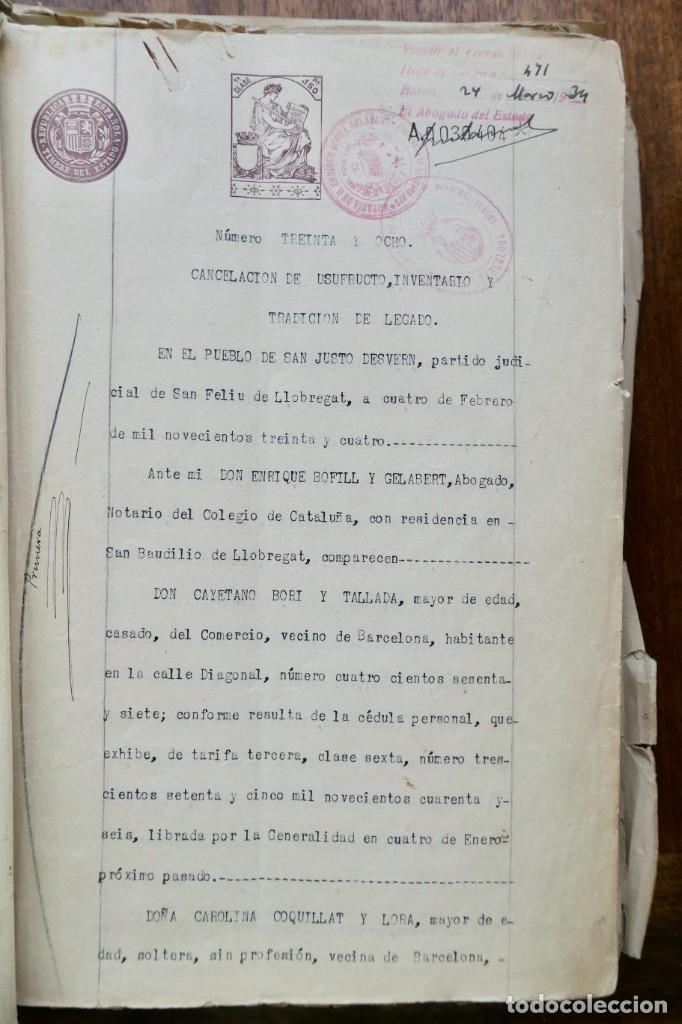 Documentos antiguos: VARIOS TESTAMENTOS Y DOCUMENTOS VARIOS. SIGLO XX - Foto 7