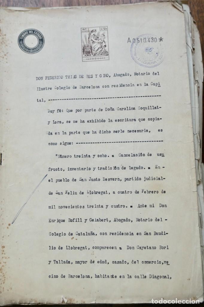 Documentos antiguos: VARIOS TESTAMENTOS Y DOCUMENTOS VARIOS. SIGLO XX - Foto 8