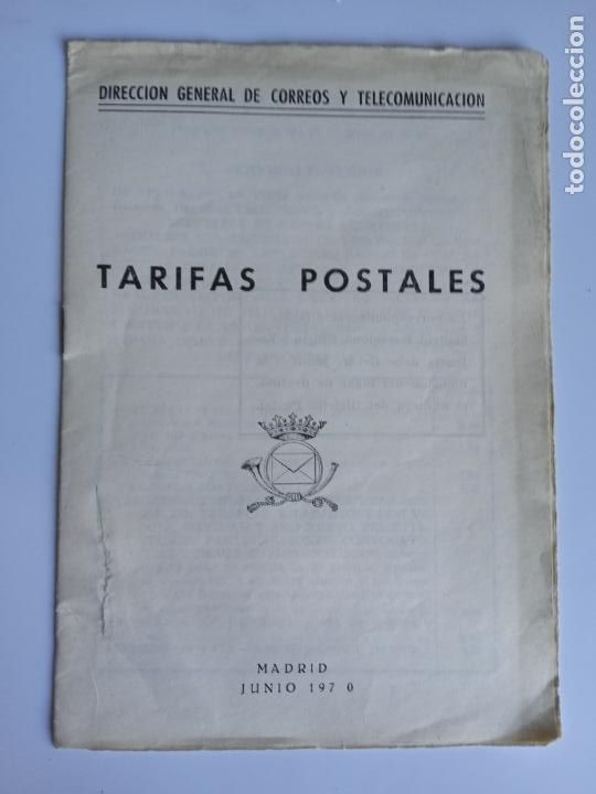 Documenti antichi: DIRECCION GENERAL DE CORREOS Y TELECOMUNICACIONES - TARIFAS POSTALES - A&Ntilde;O 1970 - 16 PAG.