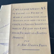 Documentos antiguos: PLANO DESPLEGABLE POBLA DE SEGUR FERROCARRIL 1900’S.. Lote 353226989