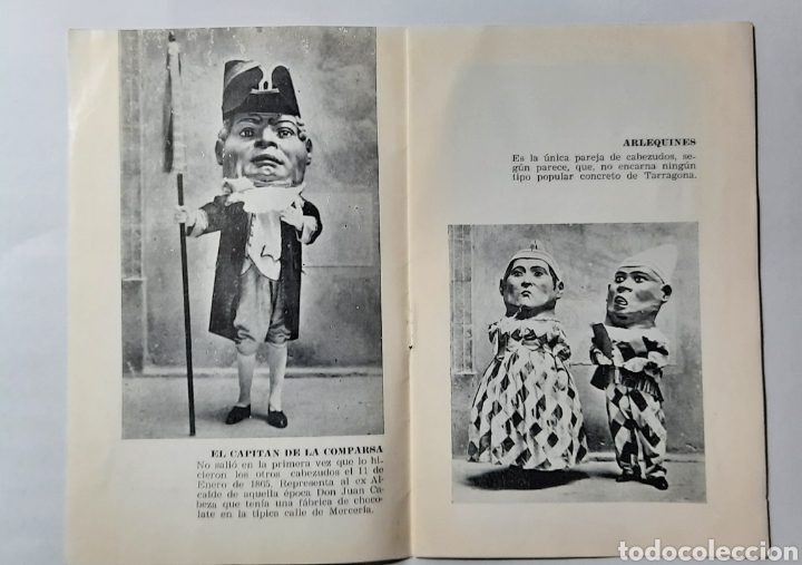 Documentos antiguos: I CENTENARIO DE LOS CABEZUDOS DE TARRAGONA 1964 - Foto 2