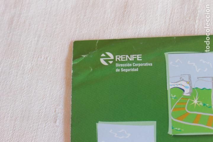 Documentos antiguos: RENFE LA SEGURIDAD DEPENDE DE TODOS - Foto 3