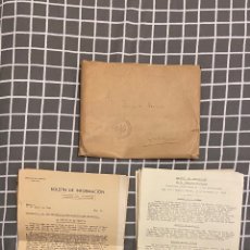 Documentos antiguos: BOLETINES DE GUERRA - EMBAJADA DE ALEMANIA E INGLATERRA MÁS SOBRE DIRIGIDO AL CÓNSUL DESDE 1940. Lote 358981895