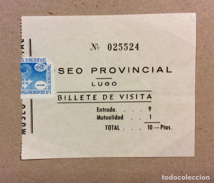 Documentos antiguos: MUSEO PROVINCIAL DE LUGO. ANTIGUA ENTRADA.