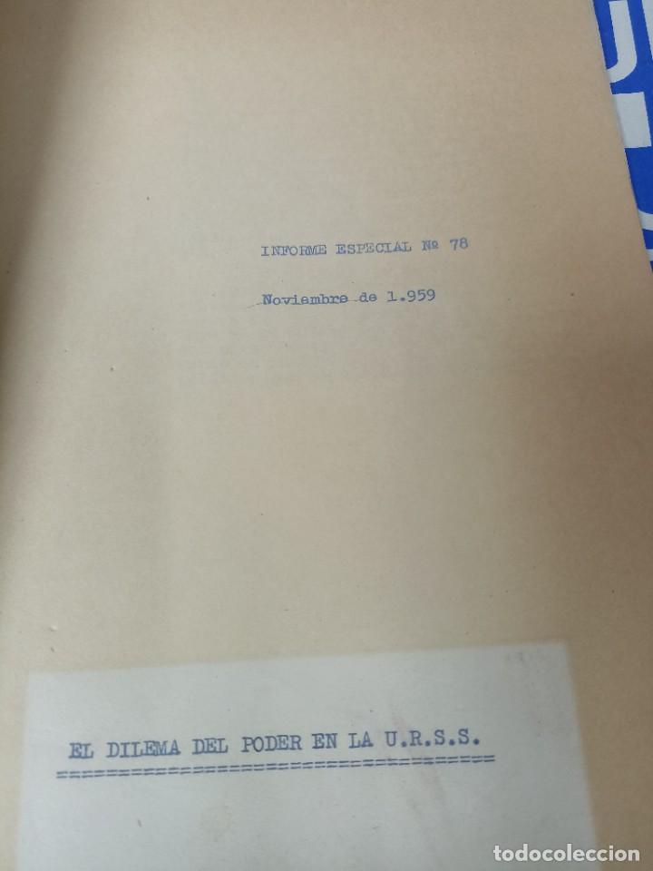 Documentos antiguos: El dilema del poder en la URSS. Centro Estudios Sindicales. Informe Uso jerarqu&iacute;as y mandos sindical - Foto 2