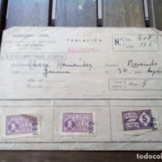 Documentos antiguos: CARTILLA PLATO UNICO CON 5 CUPONES , BARCELONA 1940. Lote 360586850