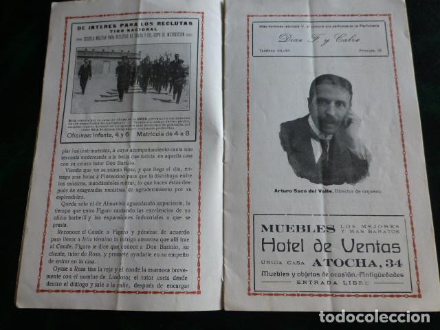 Documentos antiguos: PROGRAMA TEATRO REAL DE MADRID TEMPORADA 1918 1919 - Foto 3