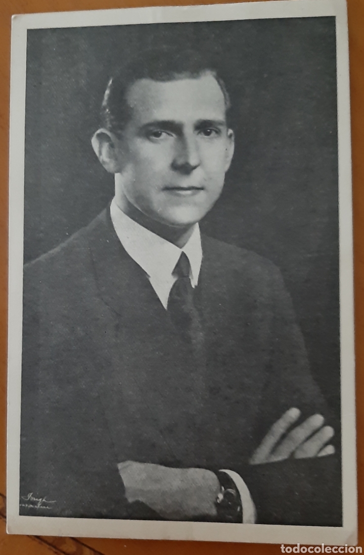 Documentos antigos: Foto don Juan de Borb&oacute;n. Discurso Roma 1942. R1475