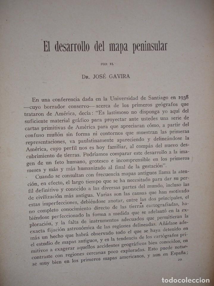 Documentos antiguos: EL DESARROLLO DEL MAPA PENINSULAR .JOSE GAVIRA - Foto 1