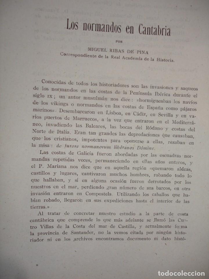 Documentos antiguos: LOS NORMANDOS EN CANTABRIA.RIBAS DE PINA - Foto 1