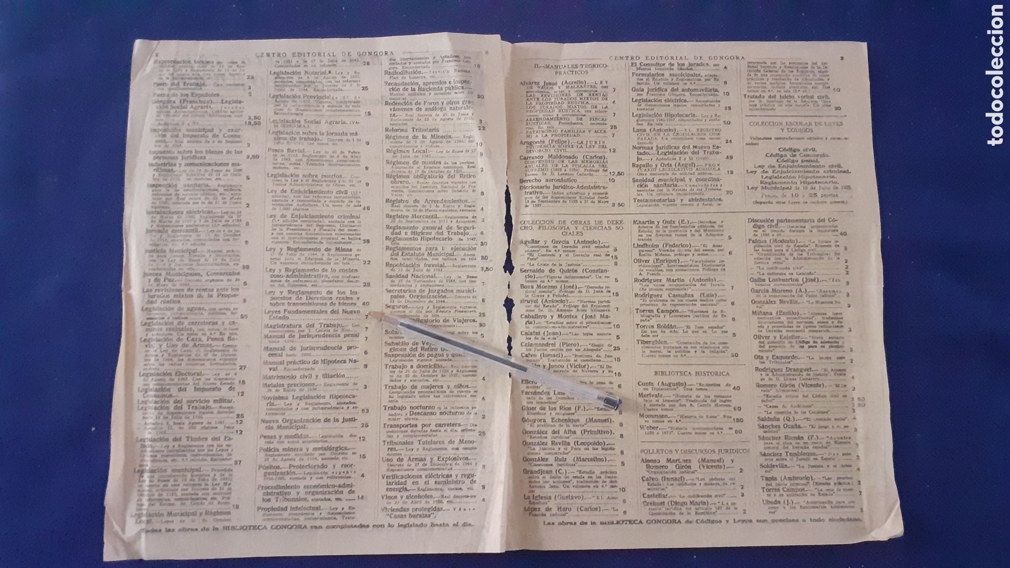 Documentos antiguos: DICTICO CENTRO EDITORIAL DE GONGORA - Foto 2