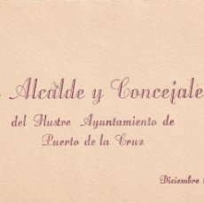 Documentos antiguos: TENERIFE PUERTO DE LA CRUZ 1953. Lote 366678741