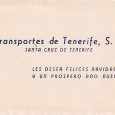 Documentos antiguos: TENERIFE TRANSPORTES DE TENERIFE S. L.. Lote 366680301