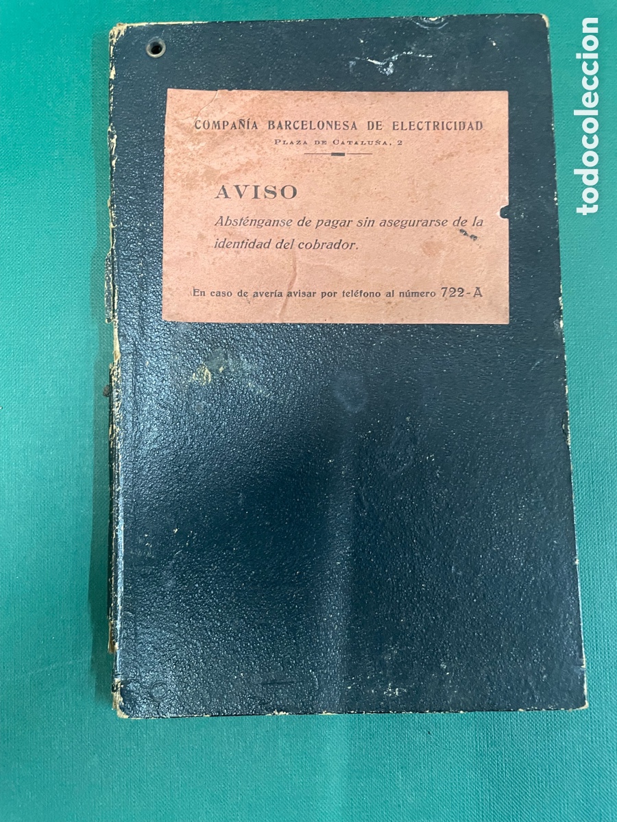 Documentos antiguos: Compa&ntilde;&iacute;a Barcelonesa De Electricidad 1932 lote - Foto 2