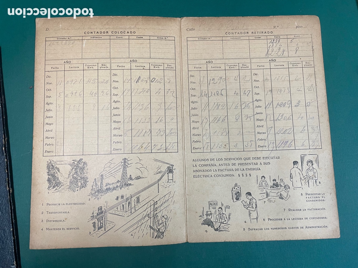 Documentos antiguos: Compa&ntilde;&iacute;a Barcelonesa De Electricidad 1932 lote - Foto 5
