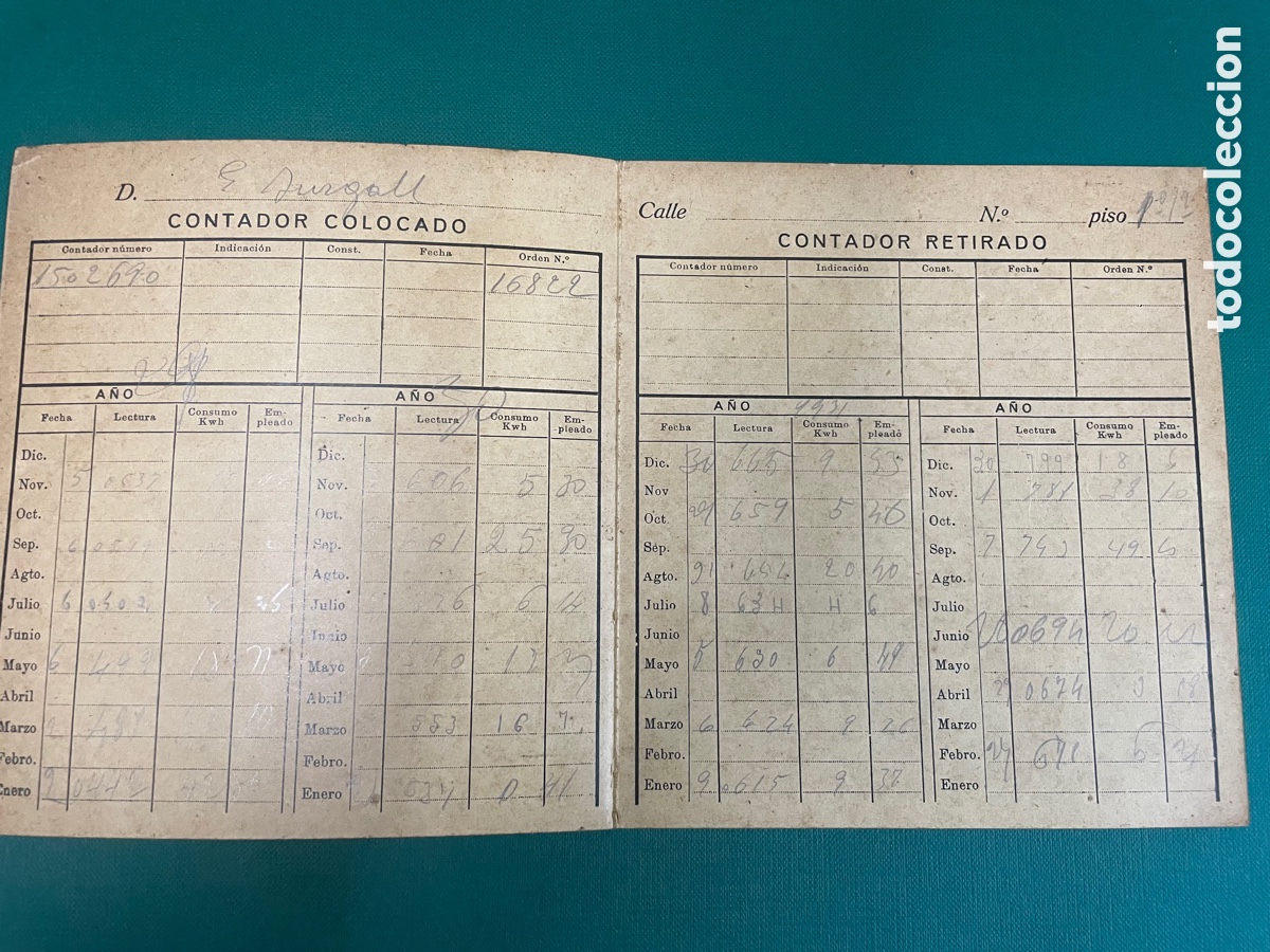 Documentos antiguos: Compa&ntilde;&iacute;a Barcelonesa De Electricidad 1932 lote - Foto 13