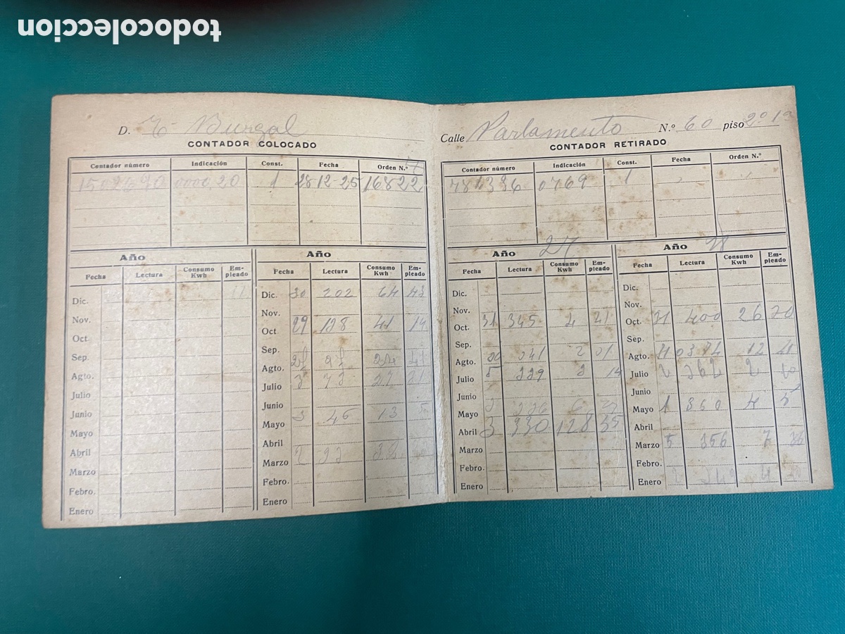 Documentos antiguos: Compa&ntilde;&iacute;a Barcelonesa De Electricidad 1932 lote - Foto 15
