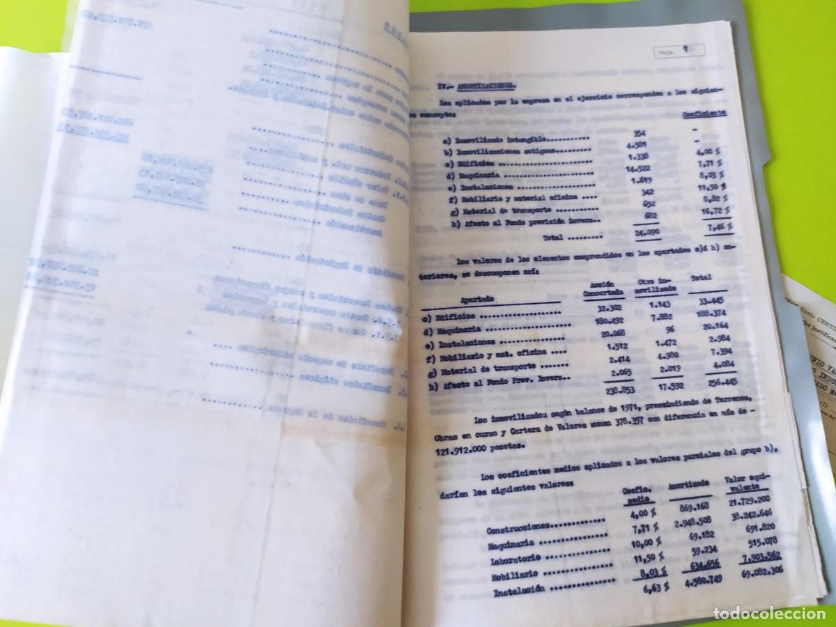 Documentos antiguos: SIDERURGIA PEDRO ORBEGOZO Y CIA, S.A. 1971, DOCUMENTOS. - Foto 3