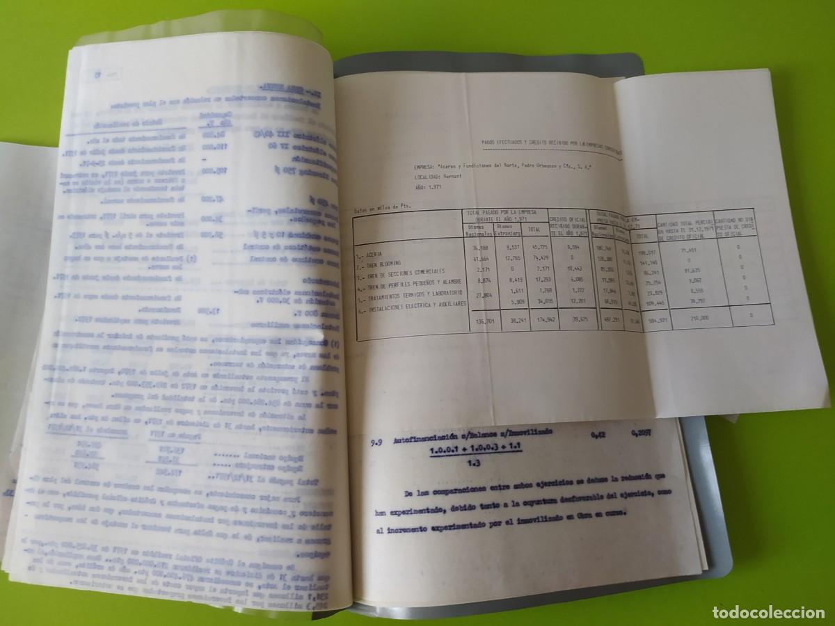 Documentos antiguos: SIDERURGIA PEDRO ORBEGOZO Y CIA, S.A. 1971, DOCUMENTOS. - Foto 4