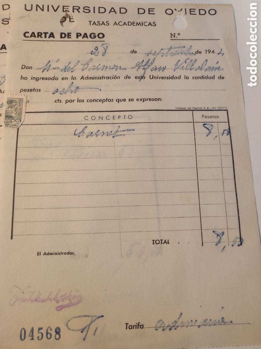 Documentos antiguos: Libro de calificaci&oacute;n escolar mujer 1940 - Foto 7