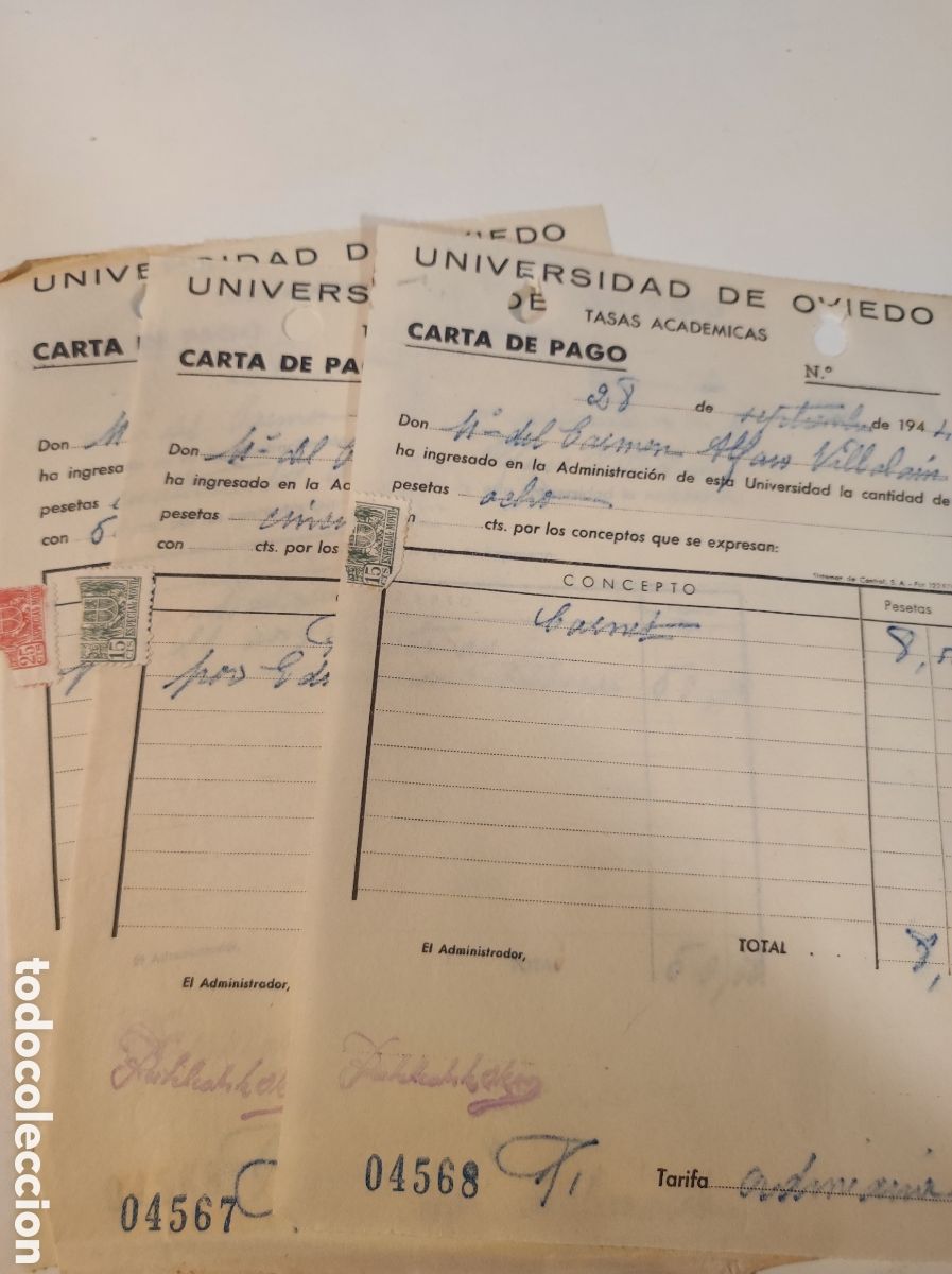 Documentos antiguos: Libro de calificaci&oacute;n escolar mujer 1940 - Foto 8
