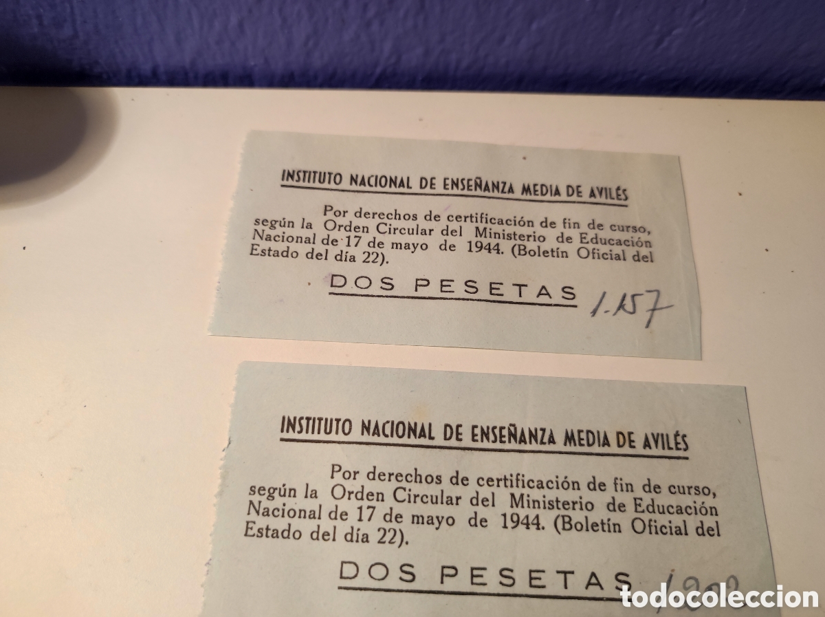Documentos antiguos: Libro de calificaci&oacute;n escolar mujer 1940 - Foto 6