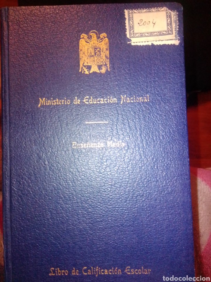 Documentos antiguos: Libro calificaciones escolares 1945 - Foto 1