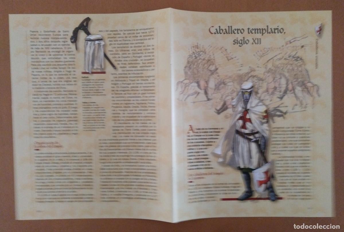 Documentos antiguos: Ficha Soldados de la Edad Media. Caballero templario siglo XII