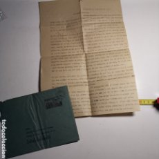 Documentos antiguos: CARTA DE AMOR DE 1947, MANRESA CONCHITA RODRÍGUEZ, JUAN ALSINA. 9 REGIMIENTO BARCELONA
