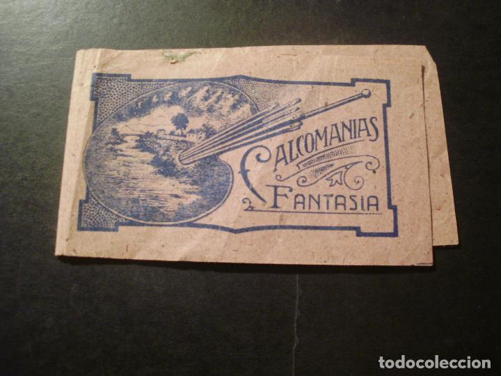 Documentos antiguos: CALCOMANIAS FANTASIA HACIA 1900 - Foto 1
