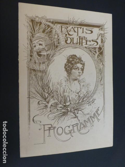 Documentos antiguos: RATISBONA FRANCIA PROGRAMA FUNCION TEATRAL 1916 - Foto 1