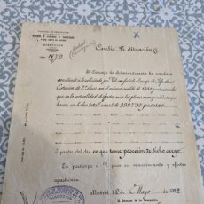 Documentos antiguos: DOCUMENTO NOMBRAMIENTO JEFE DE ESTACION DE 2 CLASE 1922
