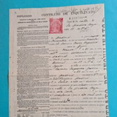 Documentos antiguos: ANTIGUO CONTRATO DE INQUILINATO - MADRID CALLE MADERA BAJA AÑO 1935 SELLO FISCAL 15 CENTIMOS