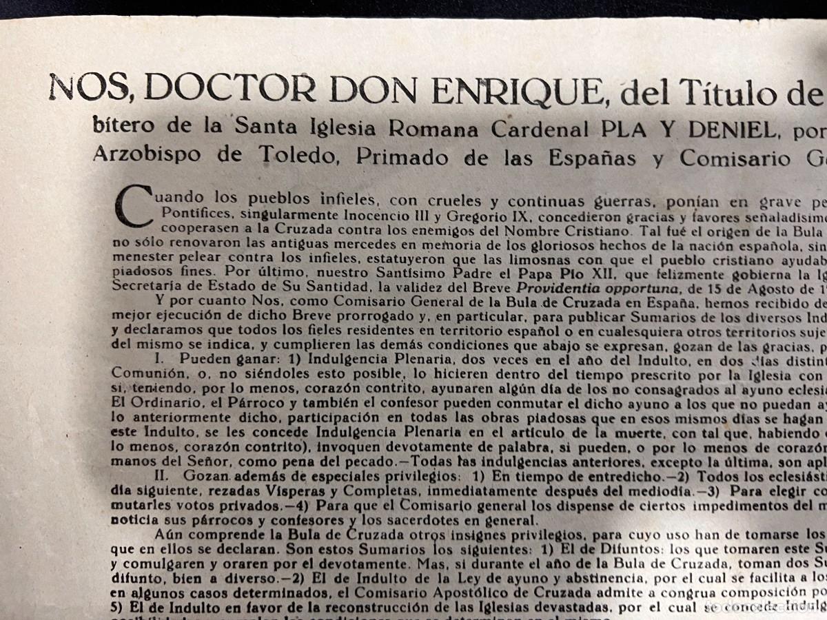Documentos antiguos: SUMARIO GENERAL DE CRUZADA PARA 1956. VER - Foto 2