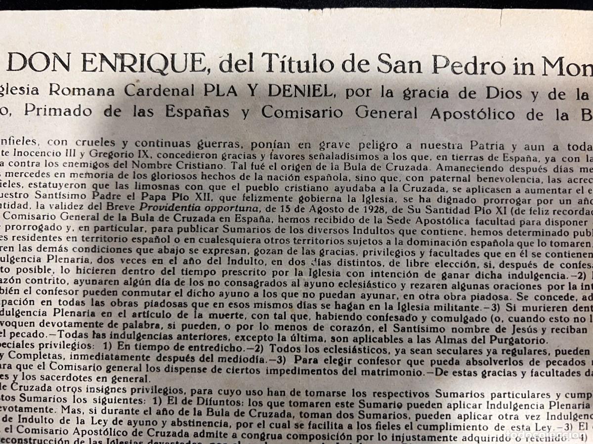 Documentos antiguos: SUMARIO GENERAL DE CRUZADA PARA 1956. VER - Foto 3