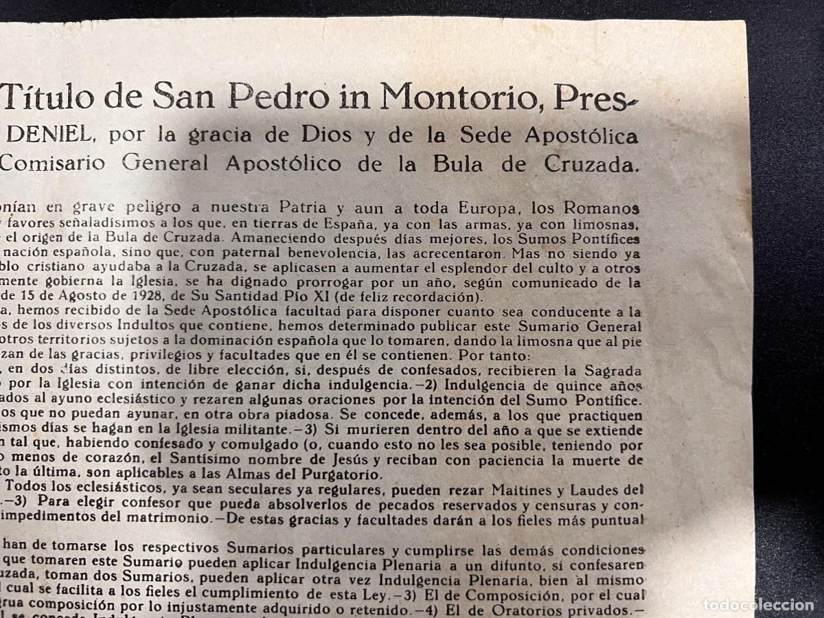 Documentos antiguos: SUMARIO GENERAL DE CRUZADA PARA 1956. VER - Foto 4