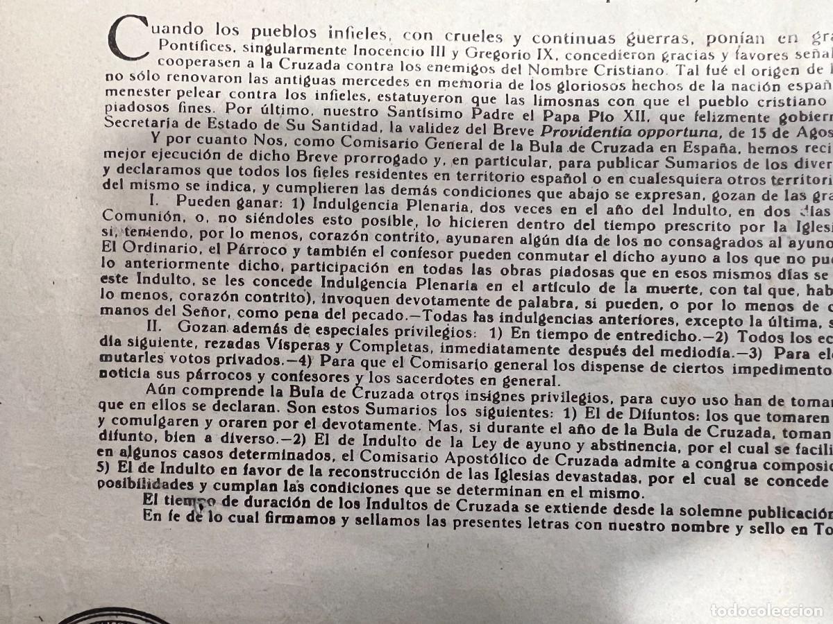 Documentos antiguos: SUMARIO GENERAL DE CRUZADA PARA 1956. VER - Foto 5