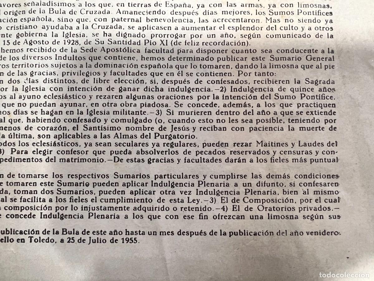 Documentos antiguos: SUMARIO GENERAL DE CRUZADA PARA 1956. VER - Foto 7