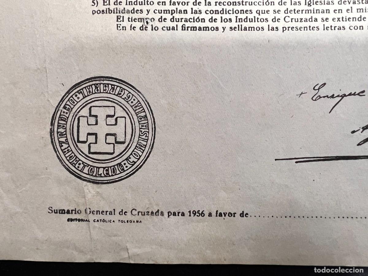 Documentos antiguos: SUMARIO GENERAL DE CRUZADA PARA 1956. VER - Foto 8