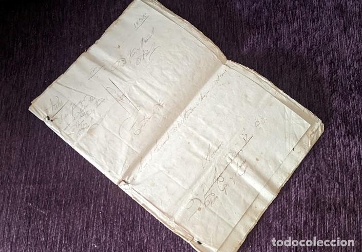 Documentos antiguos: DOCUMENTO ORIGINAL DEL TRIBUNAL DE LA ALCALDIA MAYOR DE REUS 1835 - Foto 1