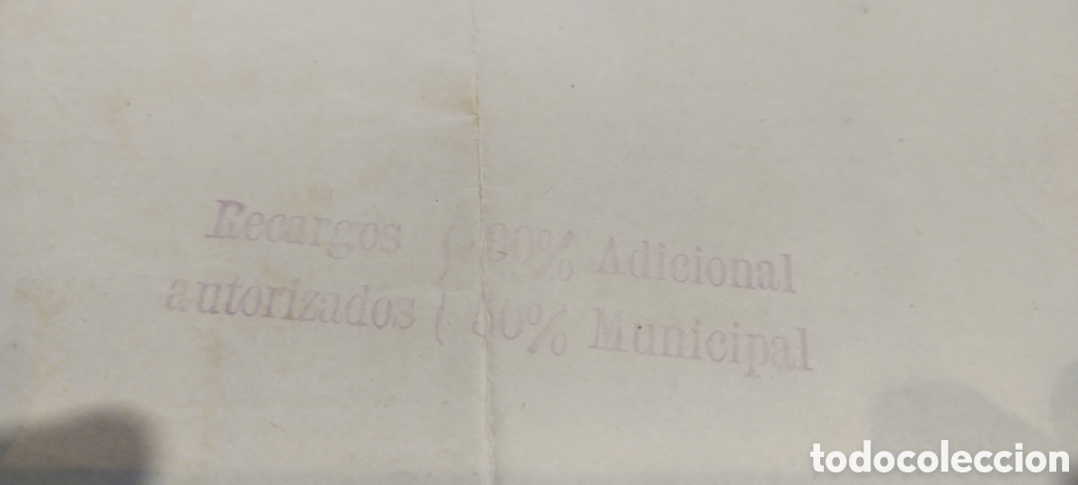 Documentos antiguos: C&eacute;dula personal Murcia Cartagena 1903 - Foto 2