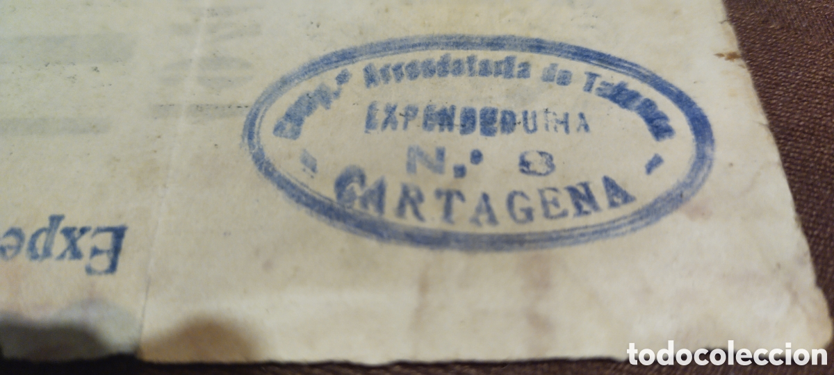 Documentos antiguos: C&eacute;dula personal Cartagena Murcia 1940 - Foto 3